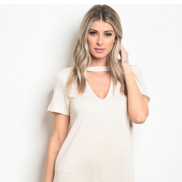 T-SHIRT CHOKER DRESS - Picture 3 of 4